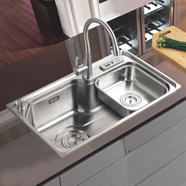 Abchauz | Becken Double Bowl Kitchen Sink BN-0402