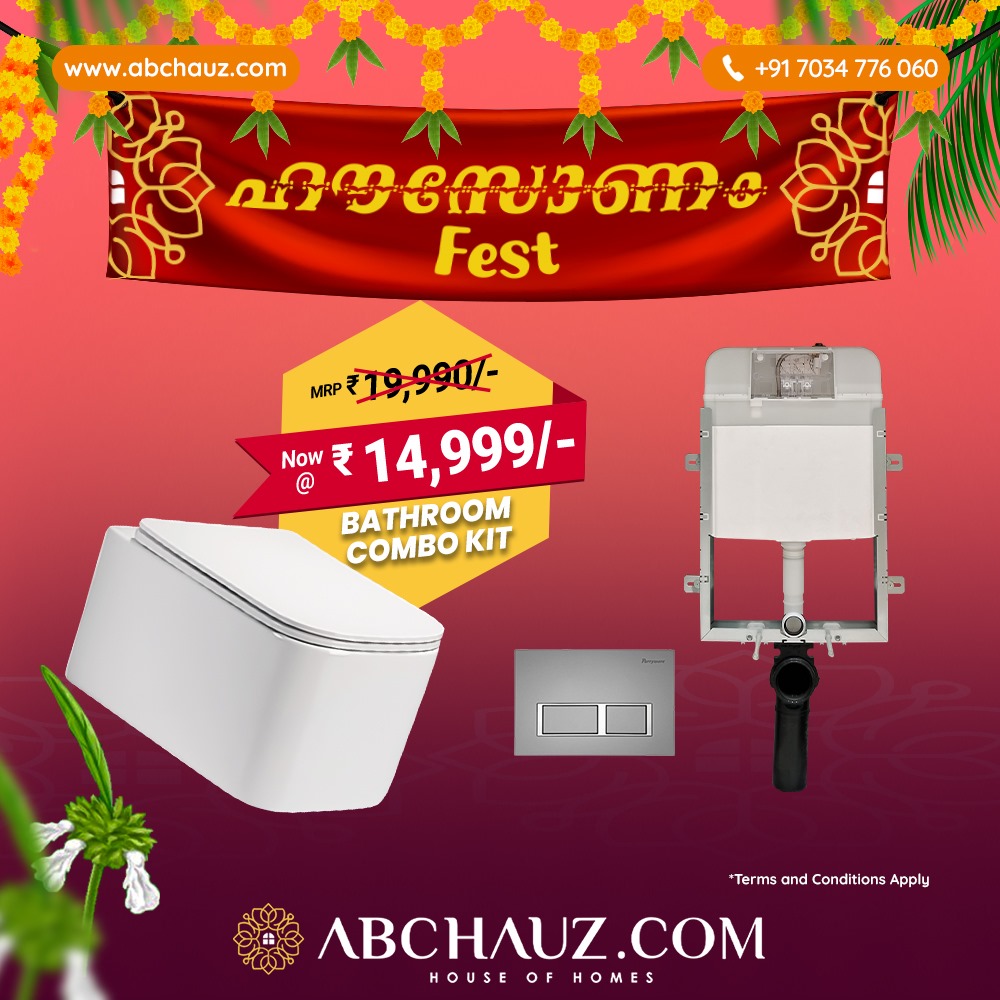 WALL HUNG TOILET BATHROOM COMBO @14999